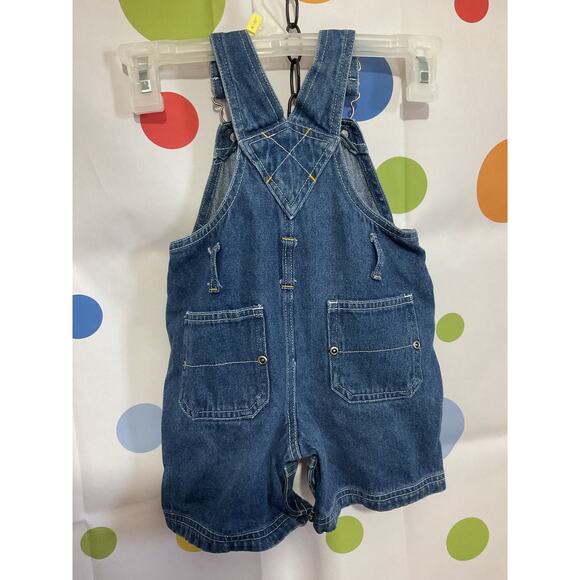 Kid Connection Size 12 M Denim Overalls Baseball - Picture 4 of 10